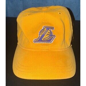 Los Angeles Lakers Yellow Adjustable Strap NBA Elevation Hat - Youth Small Hat